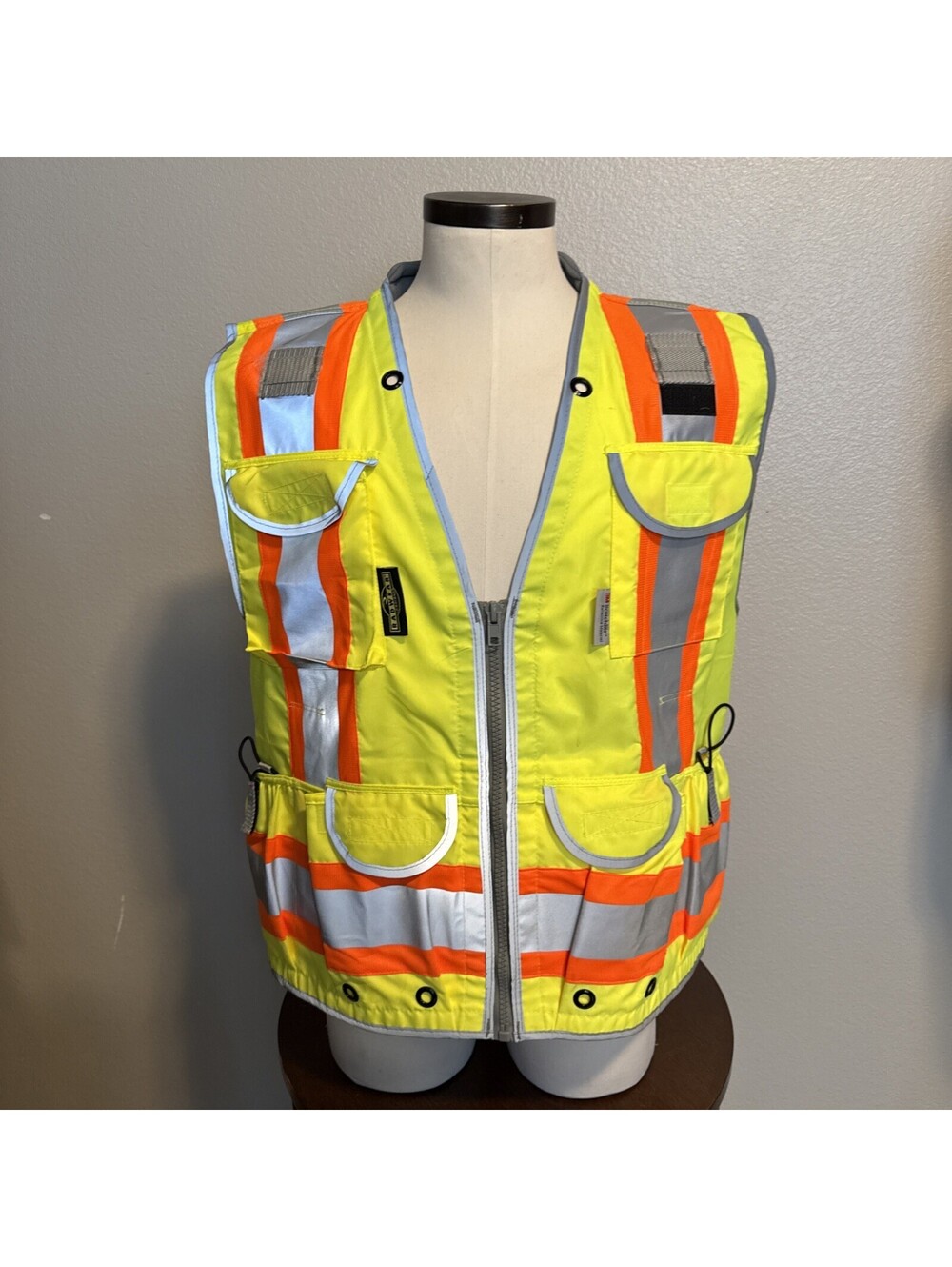 NEW Radians SV55 Class 2 Heavy Woven Two Tone Engineer Vest- Large